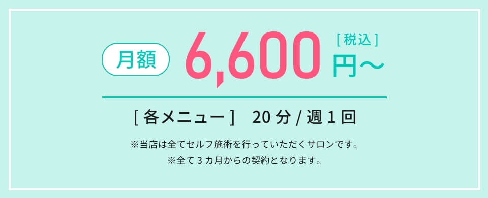 月額6,600円